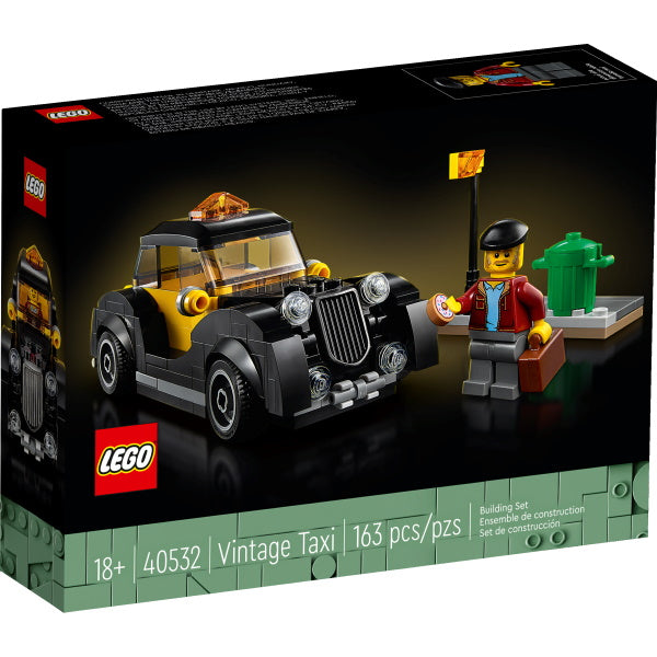 LEGO Vintage Taxi Building Set - 163 Piece Building Kit [LEGO, #40532]