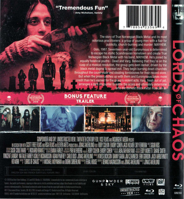 Lords of Chaos [Blu-ray]