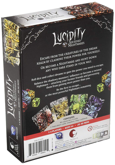 Lucidity: Six-Sided Nightmares [Board Game, 1-4 Players]