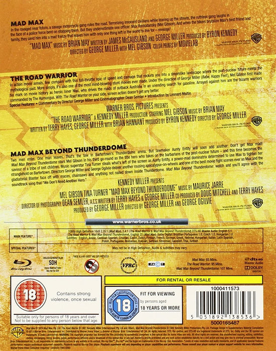 Mad Max Collection [Blu-ray Box Set]