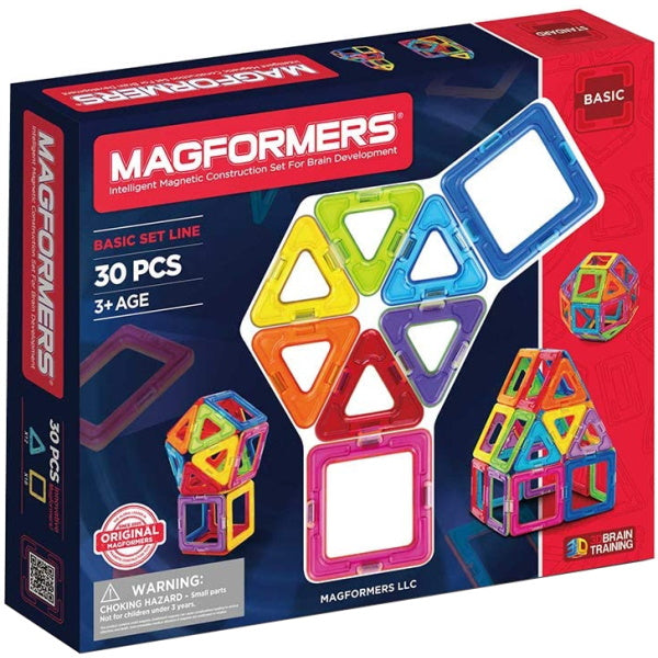 Magformers: Basic Set Line - 30 Pieces [Toys, Ages 3+]