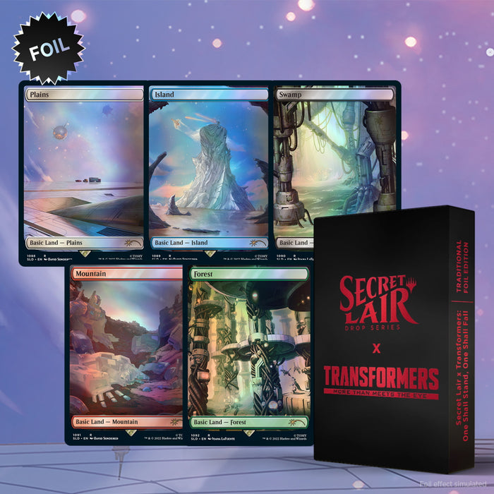 Magic: The Gathering TCG - Secret Lair Drop Series - Transformers: One Shall Stand, One Shall Fall - Foil Edition [Card Game, 2 Players]