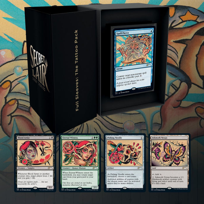Magic: The Gathering TCG - Secret Lair Drop Series - Full Sleeves: The Tattoo Pack