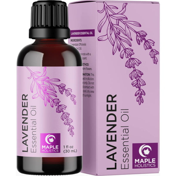 Maple Holistics Pure Lavender Essential Oil - 30mL / 1 Fl Oz [Essential Oil]
