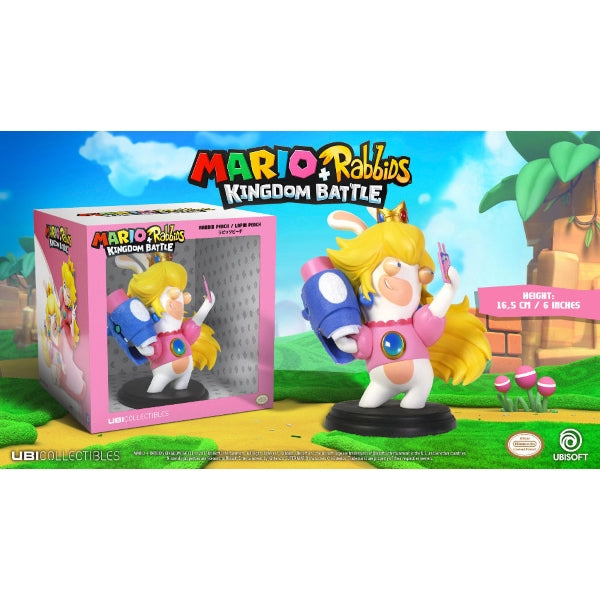 Mario + Rabbids Kingdom Battle: Rabbid Peach 6" Figurine [Toys, Ages 3+]