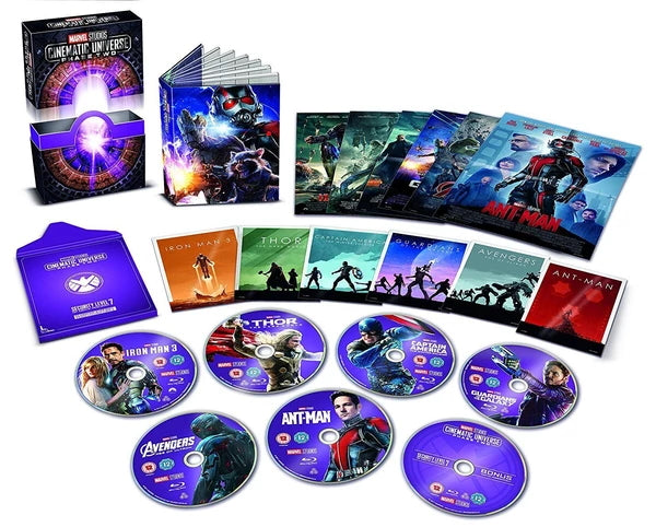 Marvel Studios Cinematic Universe - Phase 1 to Phase 3: Part One - Collector's Edition [Blu-Ray Box Set]
