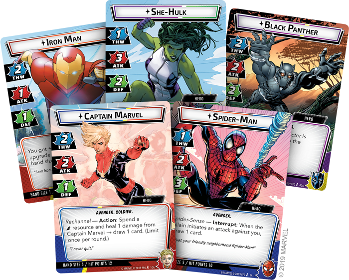 Marvel Champions: The Card Game [Card Game, 1-4 Players, Ages 14+]