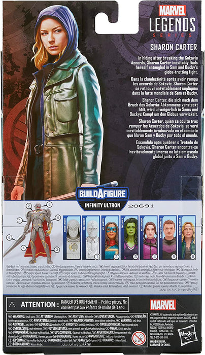Marvel Legends Series: MCU Disney Plus Sharon Carter 6-Inch Action Figure [Toys, Ages 4+]