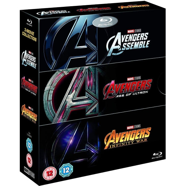 Marvel's Avengers 1-3 Collection - Avengers Assemble + Age of Ultron + Infinity War [Blu-ray 3-Movie Collection]