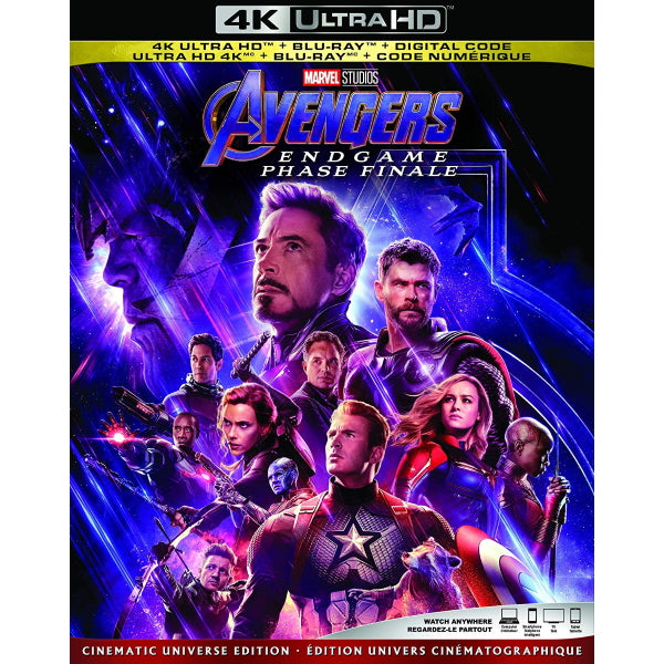 Marvel's Avengers: Endgame [Blu-Ray + 4K UHD + Digital]