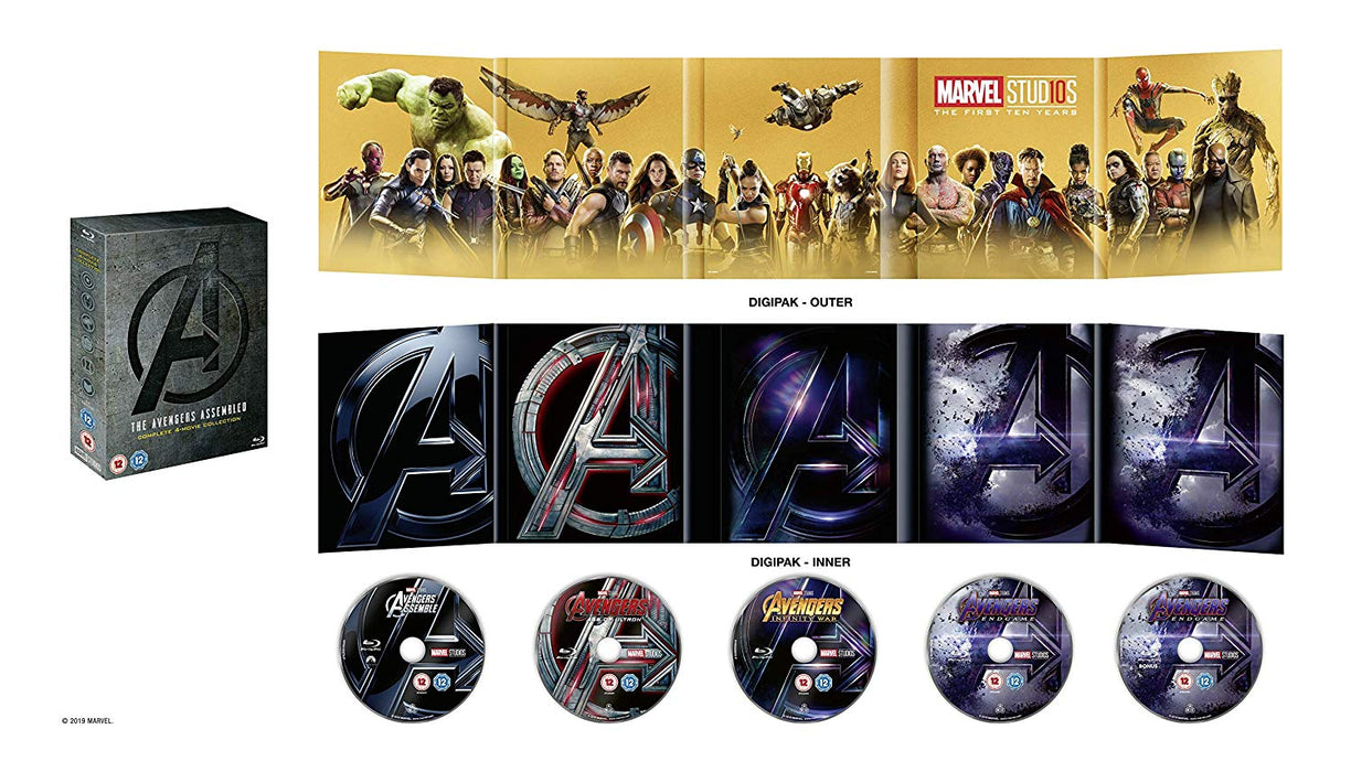 Marvel's The Avengers Assembled - Complete 4-Movie Collection [Blu 
