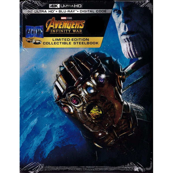 Marvel's Avengers: Infinity War - 4K Limited Edition SteelBook [Blu-ray + 4K UHD + Digital]