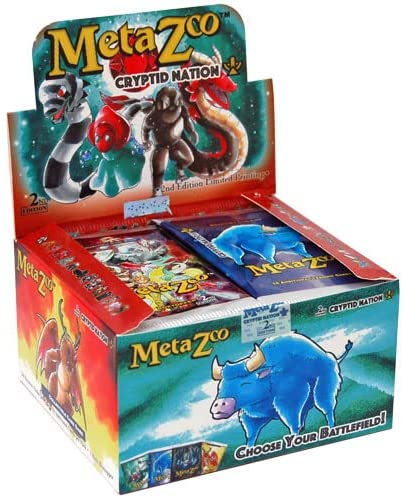 MetaZoo: Cryptid Nation TCG Booster Box 2nd Edition - 36 Packs [Card Game, 2-6 Players]