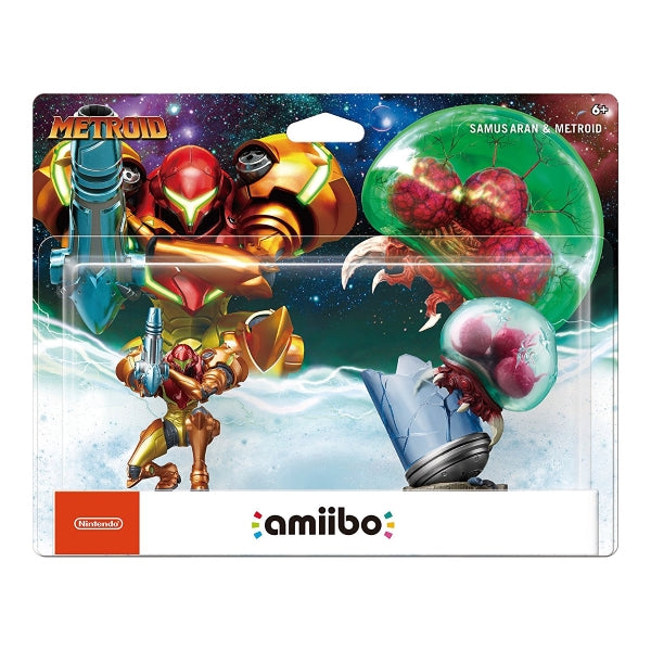 Samus Aran & Metroid Amiibo 2-Pack - Metroid Series [Nintendo Accessory]