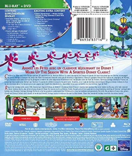 Mickey's Christmas Carol: 30th Anniversary Edition [Blu-ray + DVD]