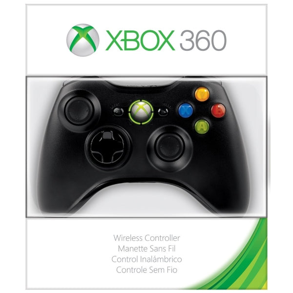 Microsoft Xbox 360 Wireless Controller - Black [Xbox 360 Accessory]