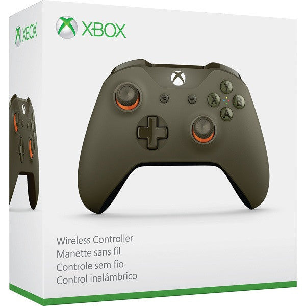 Xbox One Wireless Controller - Green-Orange Camo [Xbox One Accessory]
