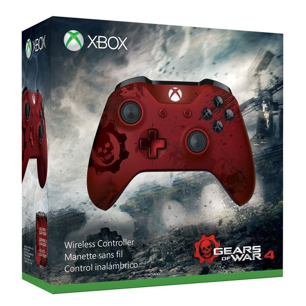 Xbox One Wireless Controller - Gears of War 4 Crimson Omen Limited Edition [Xbox One Accessory]