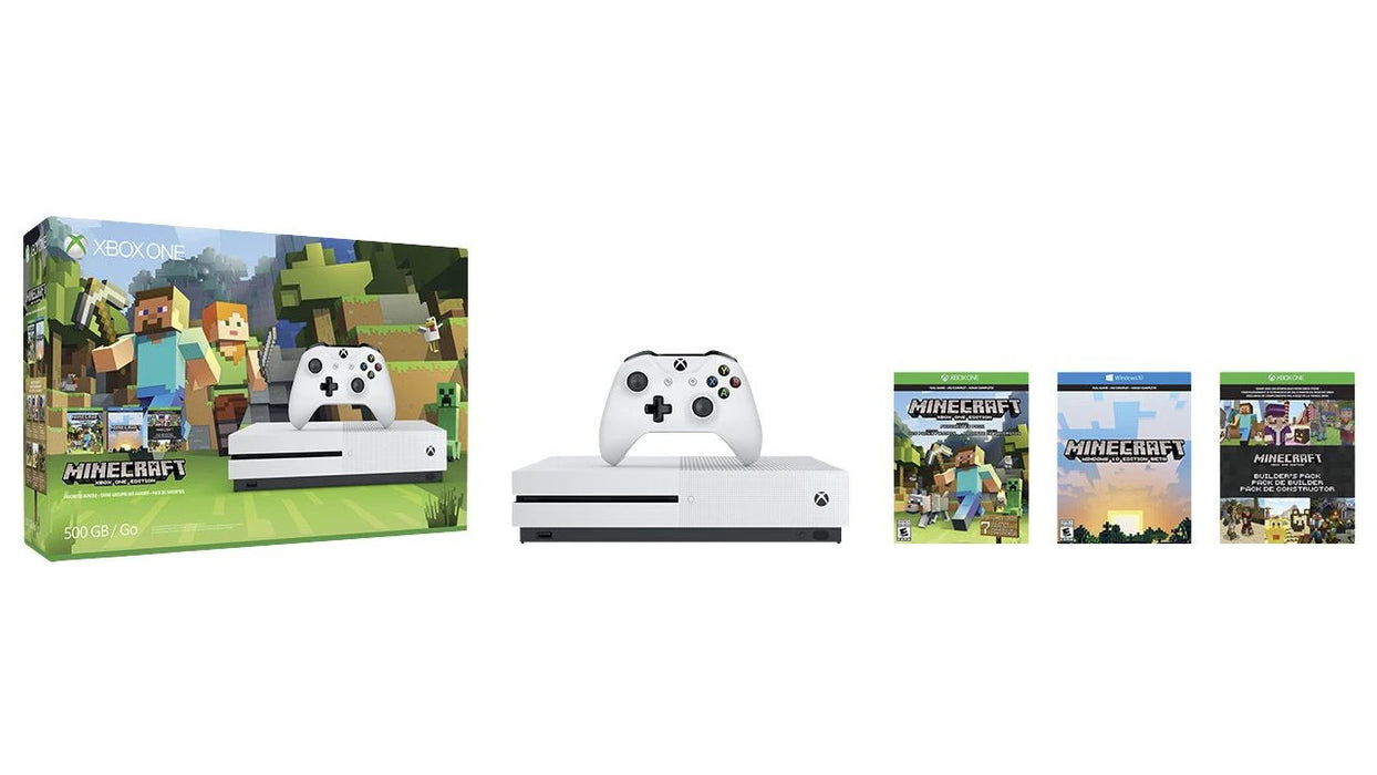 Microsoft Xbox One S Console - Minecraft Favorites Bundle - 500GB [Xbox One System]