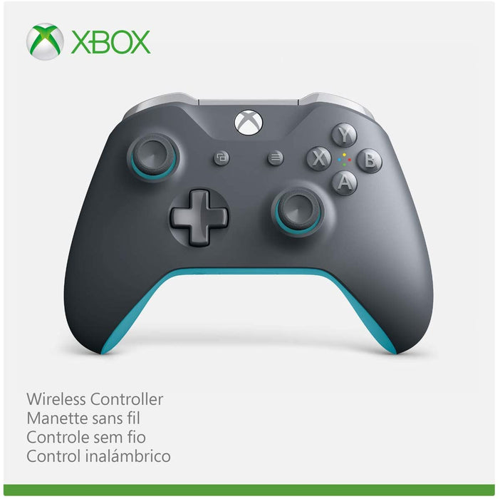Microsoft Xbox One Wireless Controller - Grey/Blue [Xbox One Accessory]