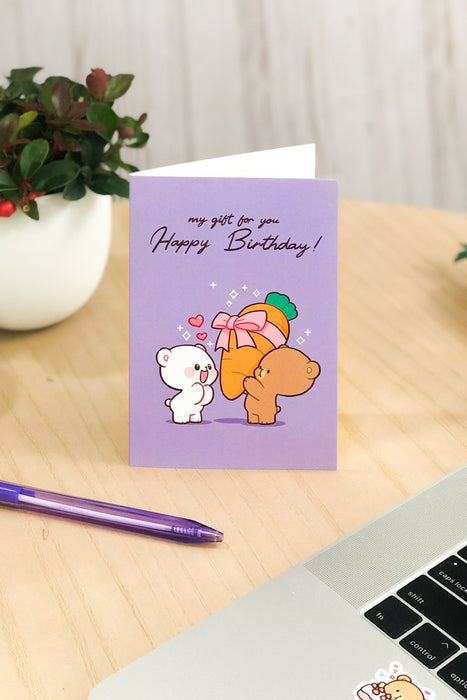 milkmochabear: Birthday Card - My Gift for You [Stationery]