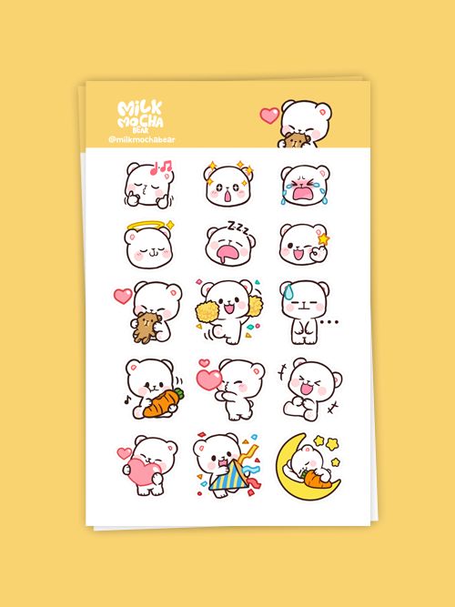 milkmochabear: Sticker Pack - Milk 1st Edition [30 Sticker Pack]
