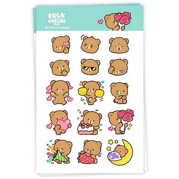 milkmochabear: Sticker Pack - Mocha 1st Edition [30 Sticker Pack]