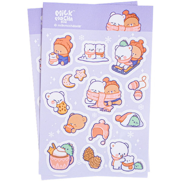 milkmochabear Sticker Pack - Winter Fun [26 Sticker Pack]