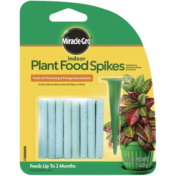 Miracle-Gro Indoor Dry Plant Food Fertilizer Spikes - 24 Pack - 31g / 1.1 Oz [House & Home]