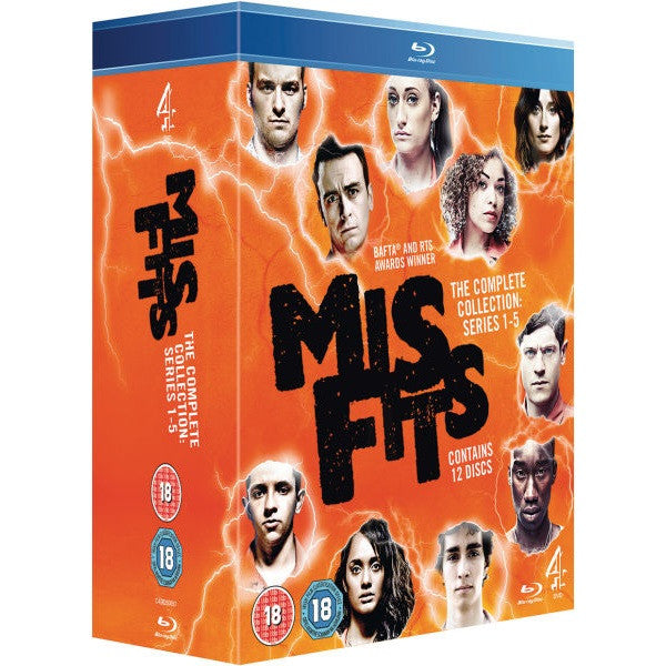 Misfits: The Complete Collection - Series 1-5 [Blu-Ray Box Set]