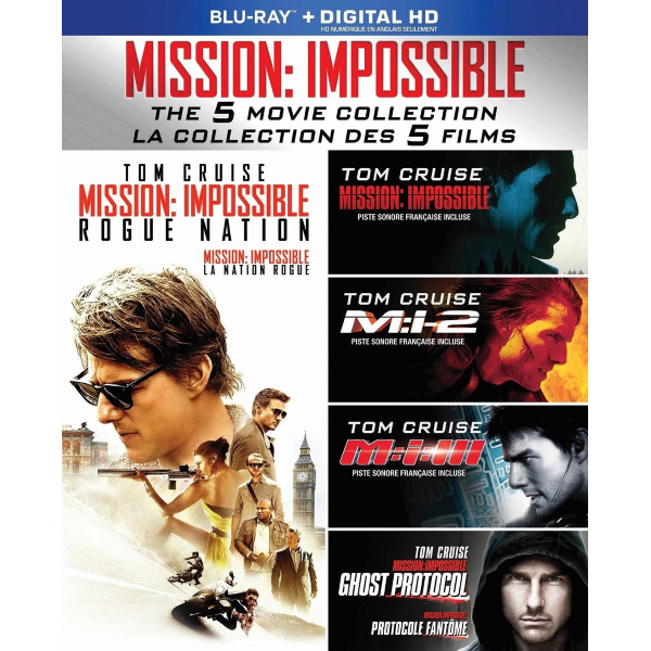 Mission: Impossible - The 5 Movie Collection [Blu-Ray Box Set]