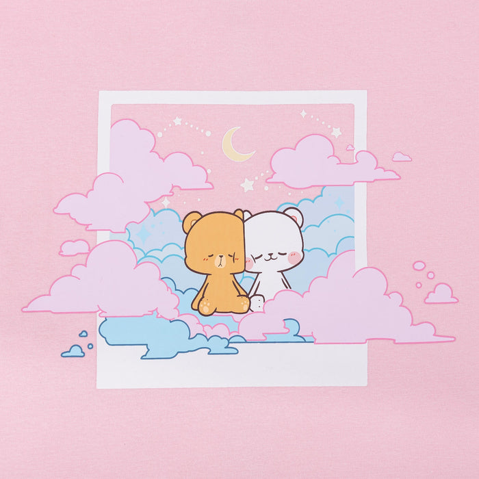 milkmochabear: Clouds Snapshot Hoodie - Pink [Apparel]