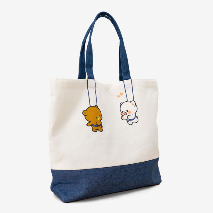 milkmochabear: Hanging Out Canvas Tote Bag [Accessories]