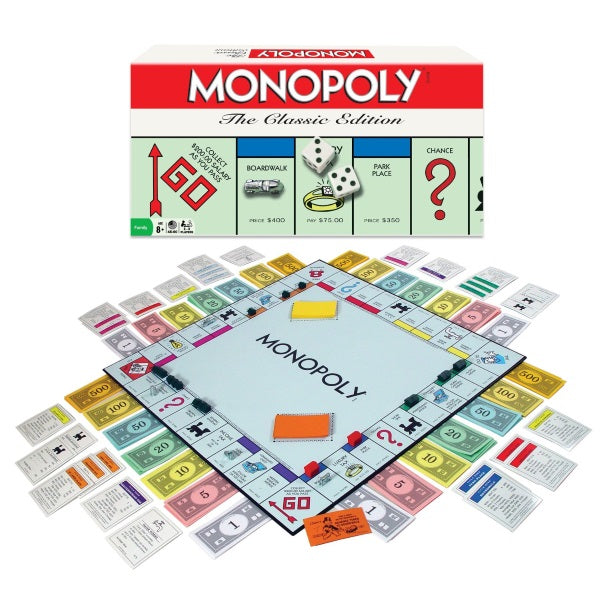 Monopoly - Classic Edition [Board Game, 2-8 Players]
