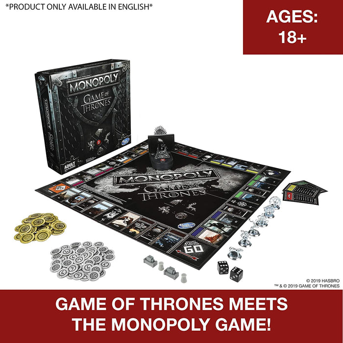 Monopoly: Game of Thrones [Board Game, 2-6 Players]