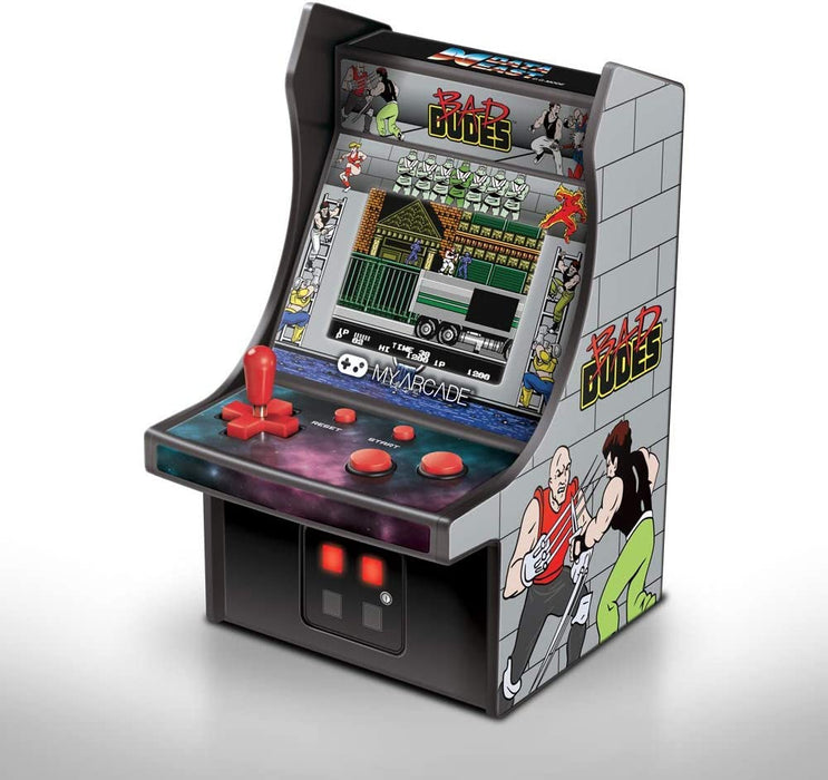 My Arcade Bad Dudes Micro Player - 6.75 Inch Mini Retro Arcade Machine Cabinet [Retro System]