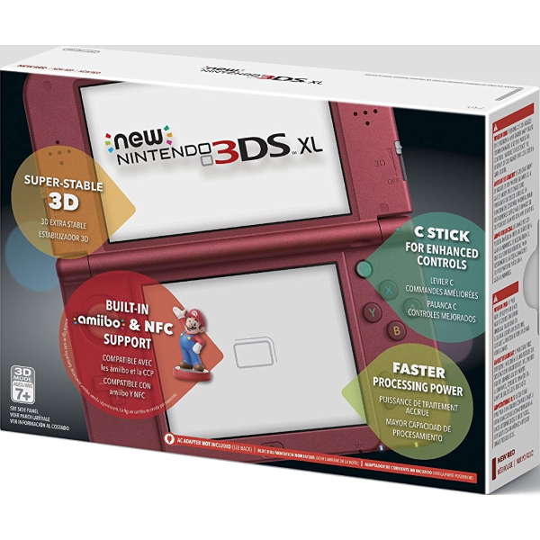 NEW Nintendo 3DS XL - Red [NEW Nintendo 3DS XL System]