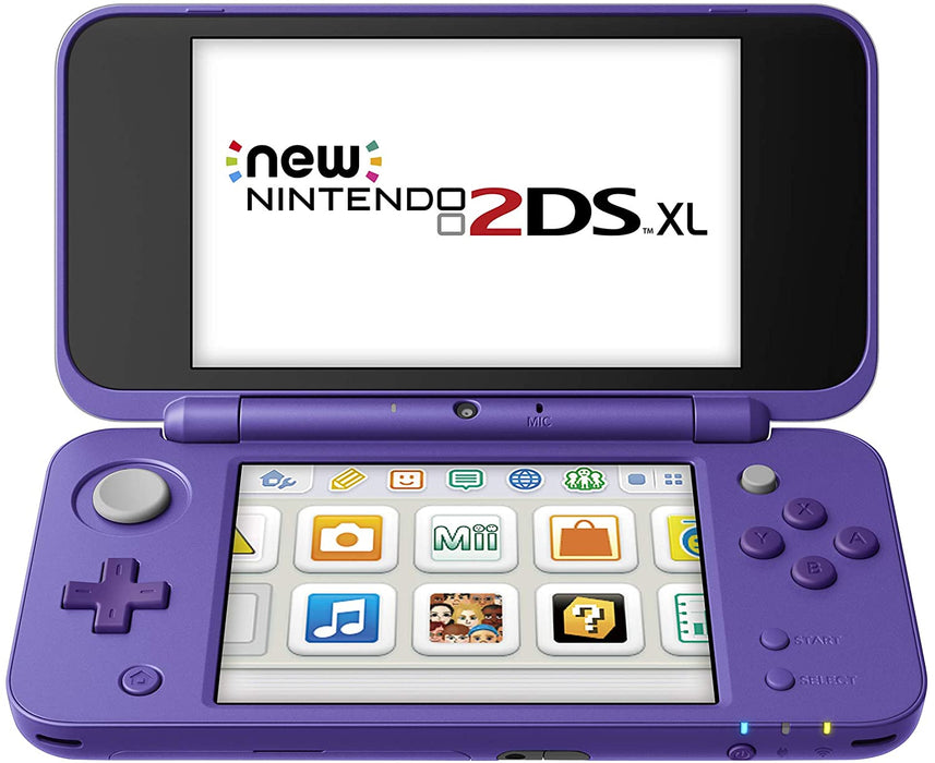 NEW Nintendo 2DS XL Console - Purple + Silver - Includes Mario Kart 7 [NEW Nintendo 2DS System]