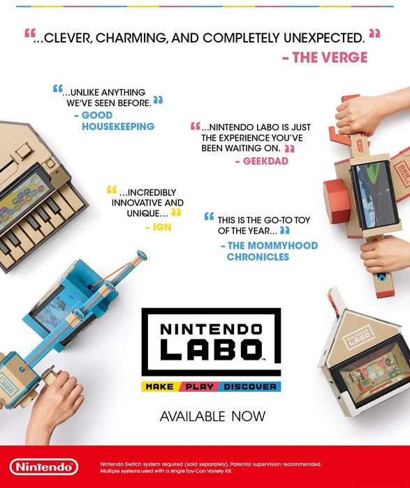 Nintendo Labo Toy-Con 01: Variety Kit - Japanese Version [Nintendo Switch]