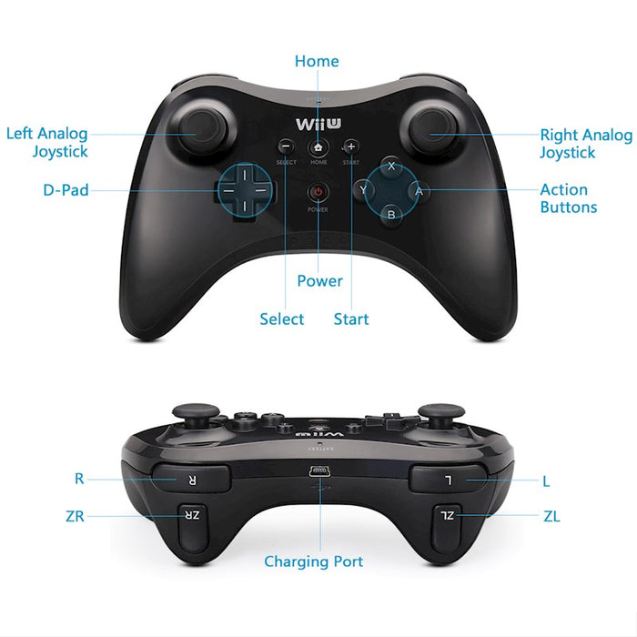 Nintendo Wii U Pro Controller - Black [Nintendo Wii U Accessory]