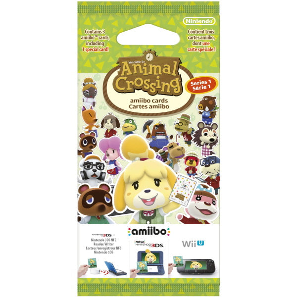 Nintendo Animal Crossing Amiibo Cards - Series 1 - 3 Card Pack [Nintendo Accessory]