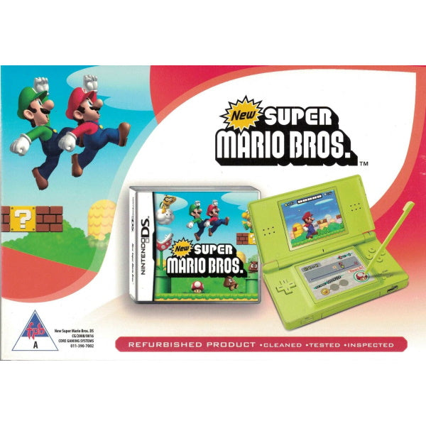 Nintendo DS Lite Console - Green - Includes New Super Mario Bros [Nintendo DS DSi System]