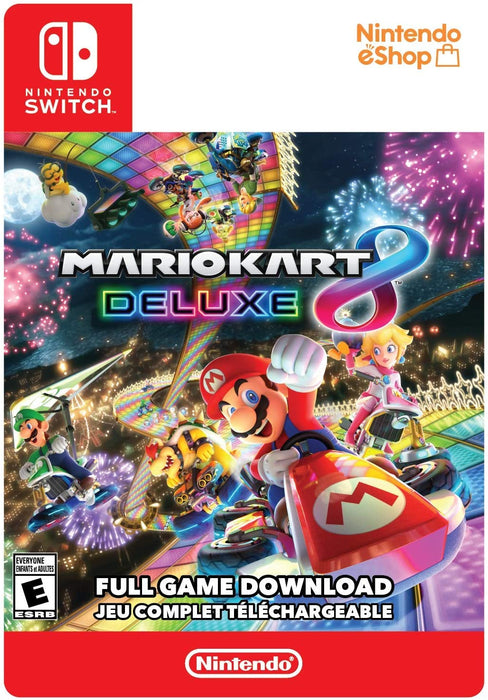 Nintendo Switch Console - Mario Kart 8 Deluxe Bundle - Neon Blue and Red Joy-Con [Nintendo Switch System]