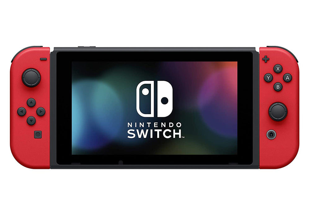Nintendo Switch Console - Mario Red Joy-Con + Mario & Bowser Edition Carrying Case + $25 eShop Credit Bundle Edition [Nintendo Switch System]