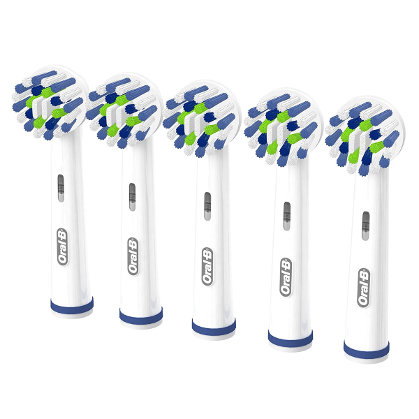 Oral-B Cross Action Electric Toothbrush Replacement Heads - 5-Count Refill [Personal Care]