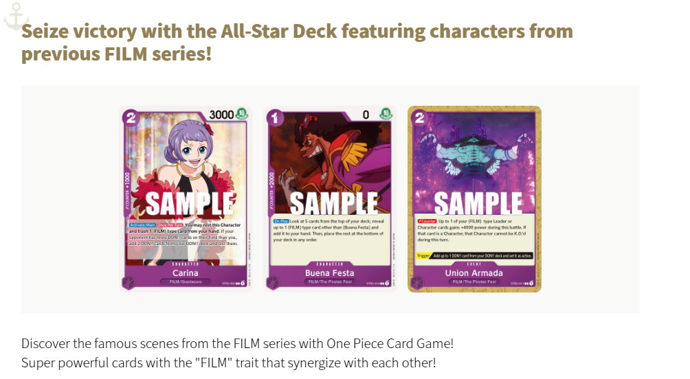 One Piece Card Game: Film Edition Starter Deck (ST-05)