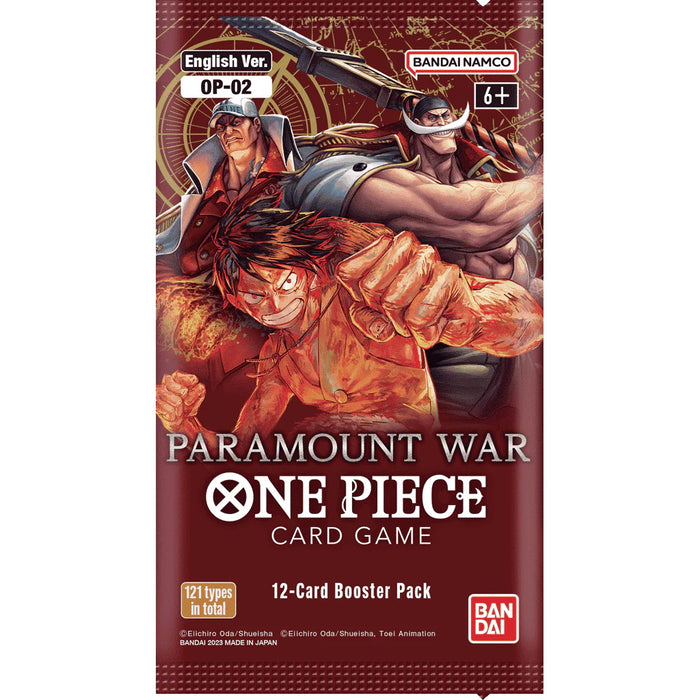 One Piece Card Game: Paramount War Booster Box - 24 Packs [Card Game, 2 Players]