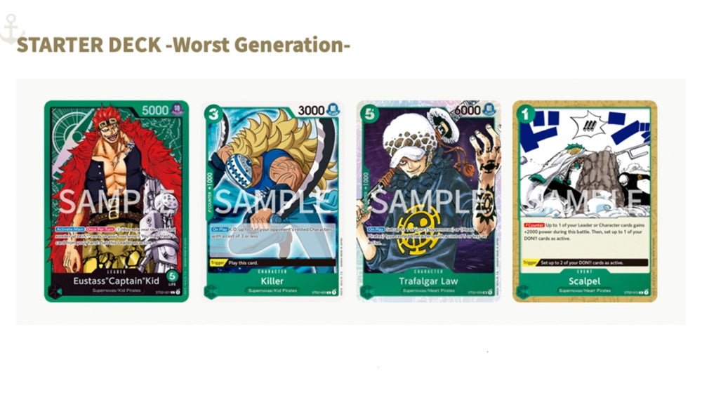 One Piece Card Game: Worst Generation Starter Deck