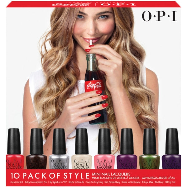 OPI Coca-Cola Nail Polish Collection - 10-Pack [Beauty]