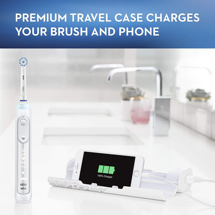 Oral-B Genius X 10000 Electric Rechargeable Toothbrush - White [Personal Care]